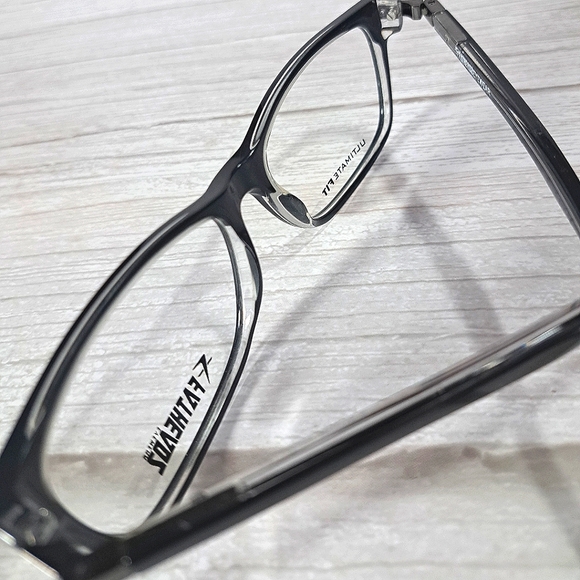 NEW FATHEADZ Eyeglass Frame, large head sizes, black glasses, men, 59-17-150 - Picture 4 of 5